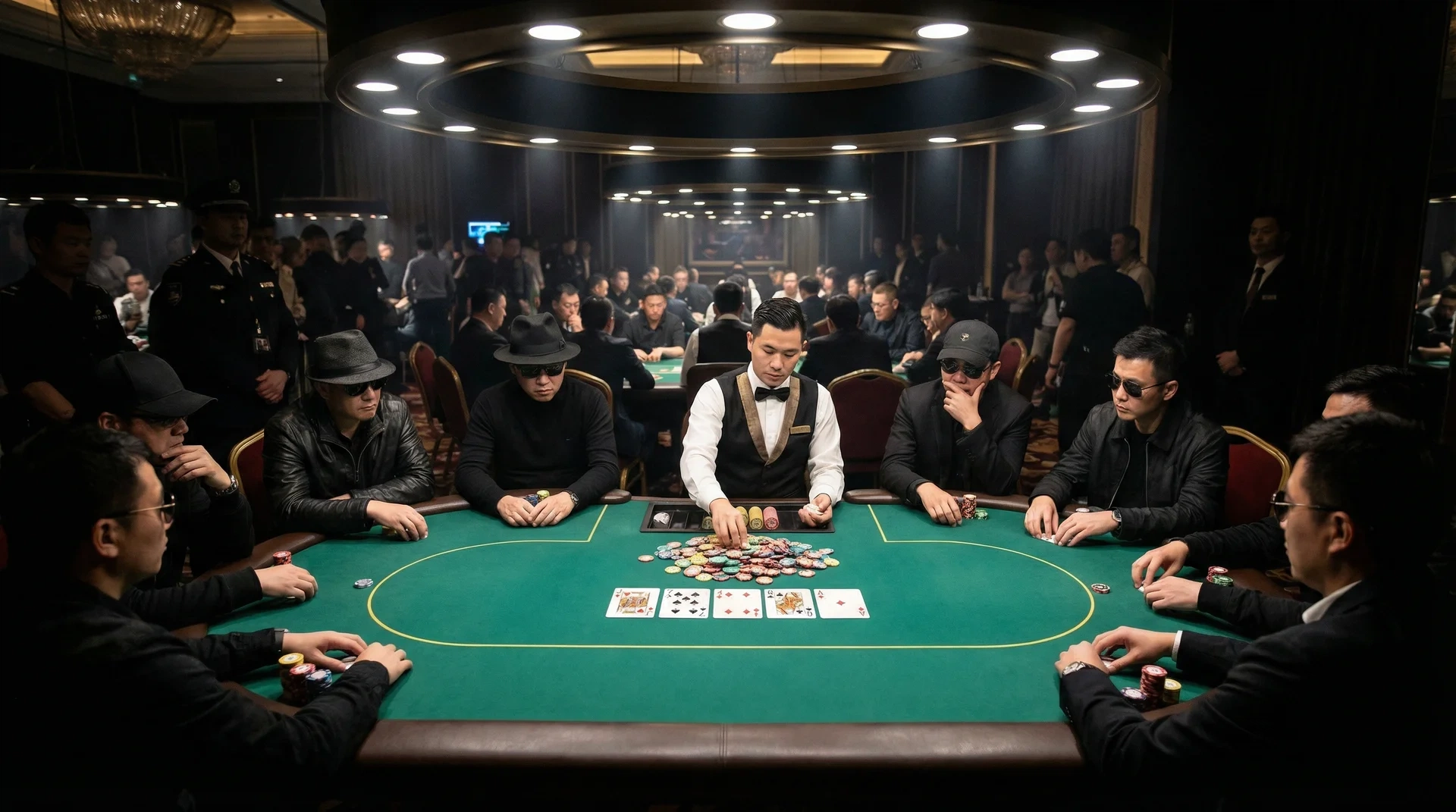 新葡京德州扑克锦标赛选手激烈对决